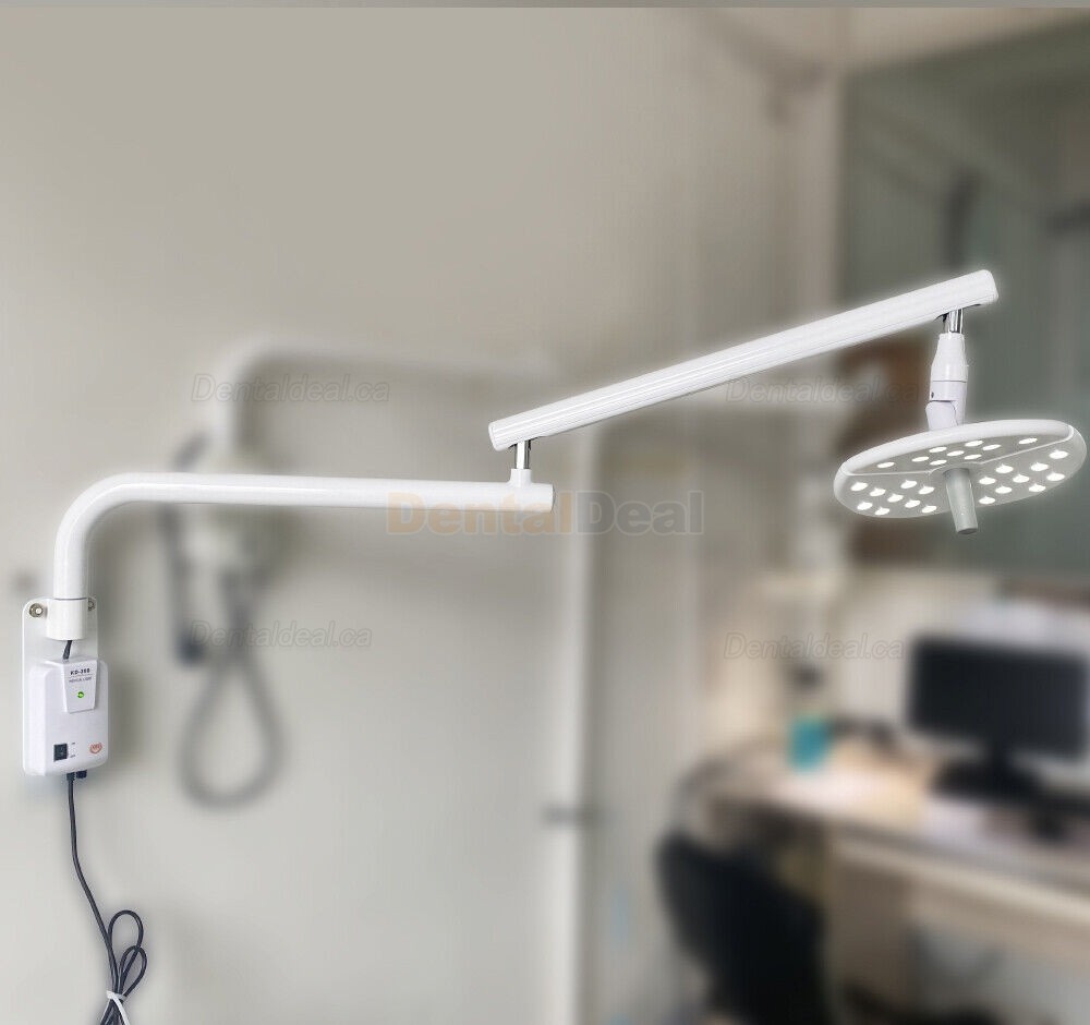 KWS KD-2018B-1 36W Dental Wall LED Shadowless Lamp Wall-Mounted Surgical Light